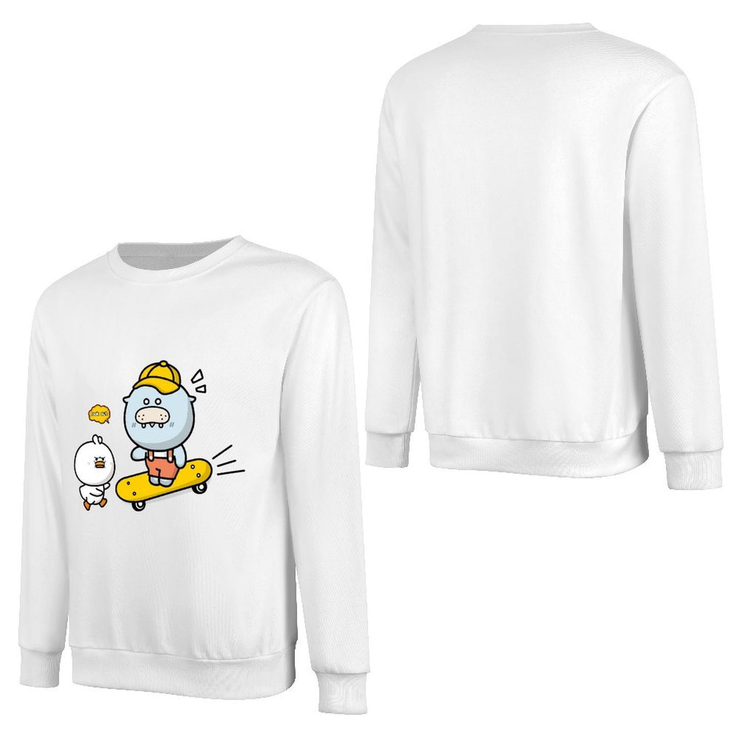 Front Patterned Long Sleeve Top Ultra Durable Chill