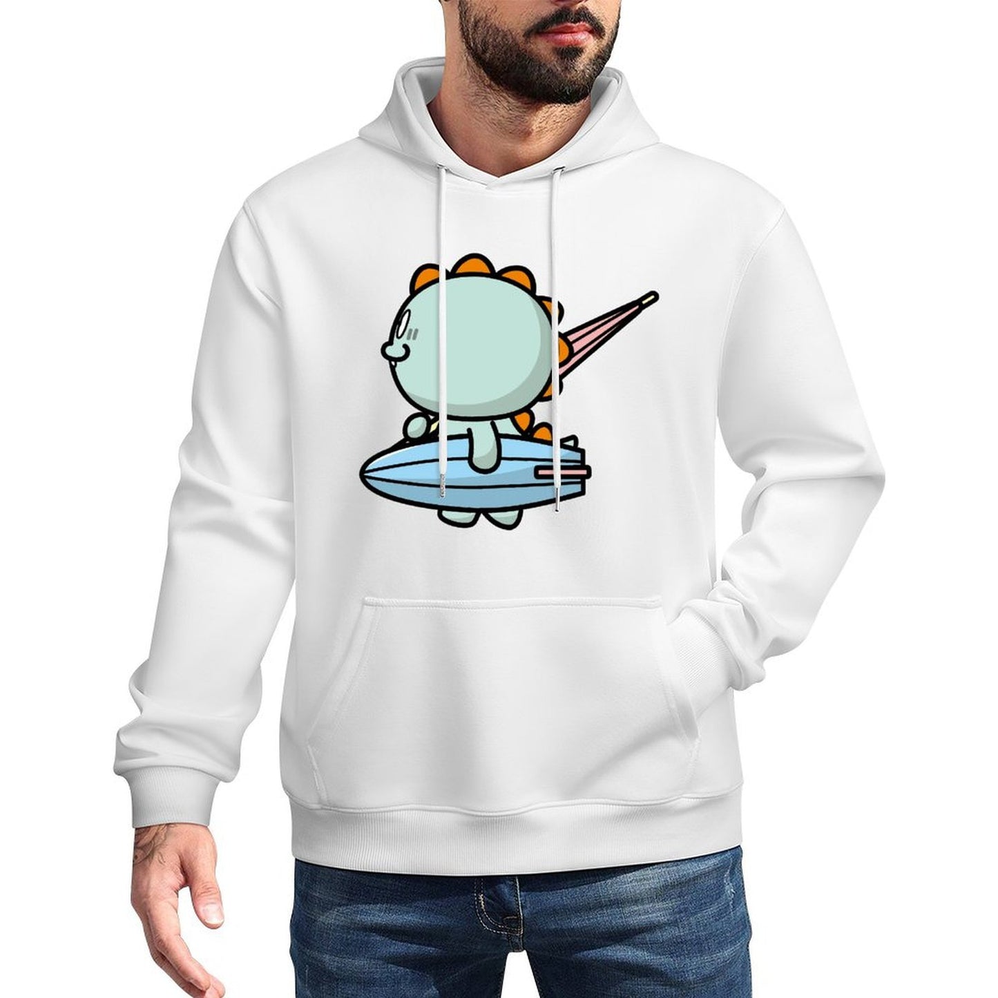 IPBR 250g Hooded Pocket Sweatshirt Front GraphicMen's Hooded  Sweatshirt4000044