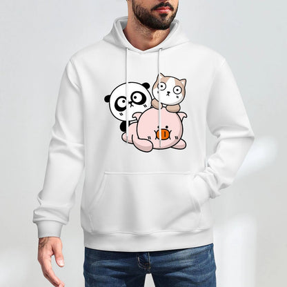 Front Graphic HoodiesClassic Tear-Resistant