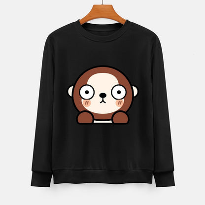  Front Patterned Long Sleeve TopTimelessStyle Pocket Tee