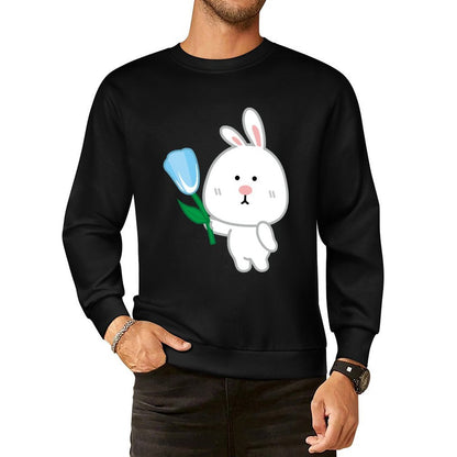 Front Patterned Long Sleeve TopVintage Neutral