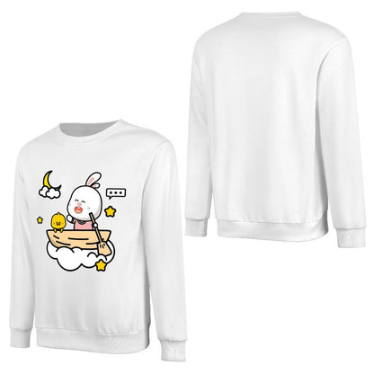 Front Patterned Long Sleeve TopSoft Batch-Printed