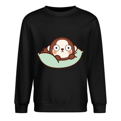 Front Patterned Long Sleeve TopLightweight Standard