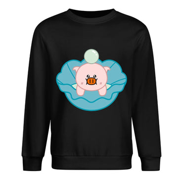 Front Patterned Long Sleeve TopBreathable Eco-Conscious