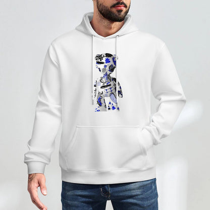 Hoodie Front PatternPrint-Ready Cotton