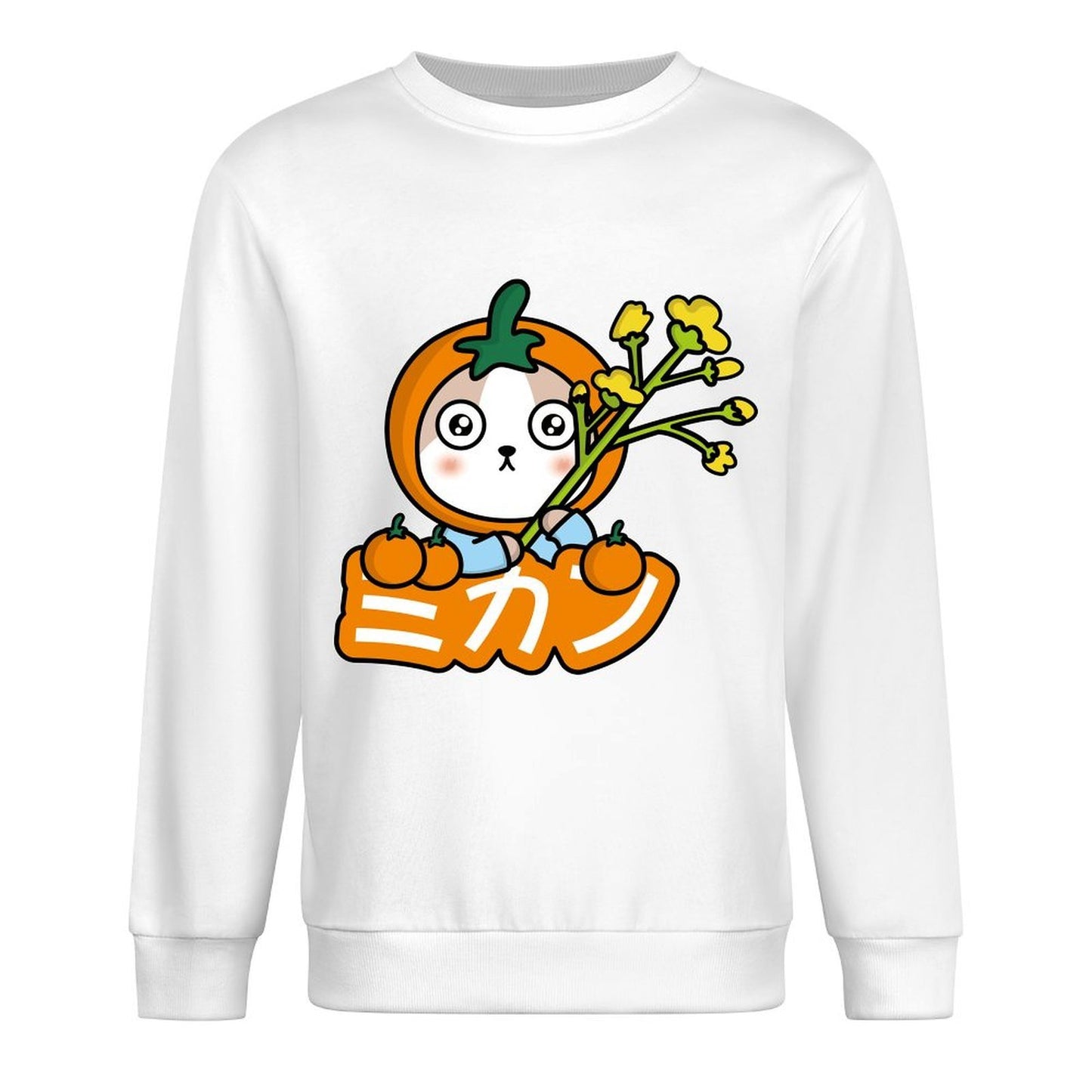 Front Patterned Long Sleeve TopRegular Soft