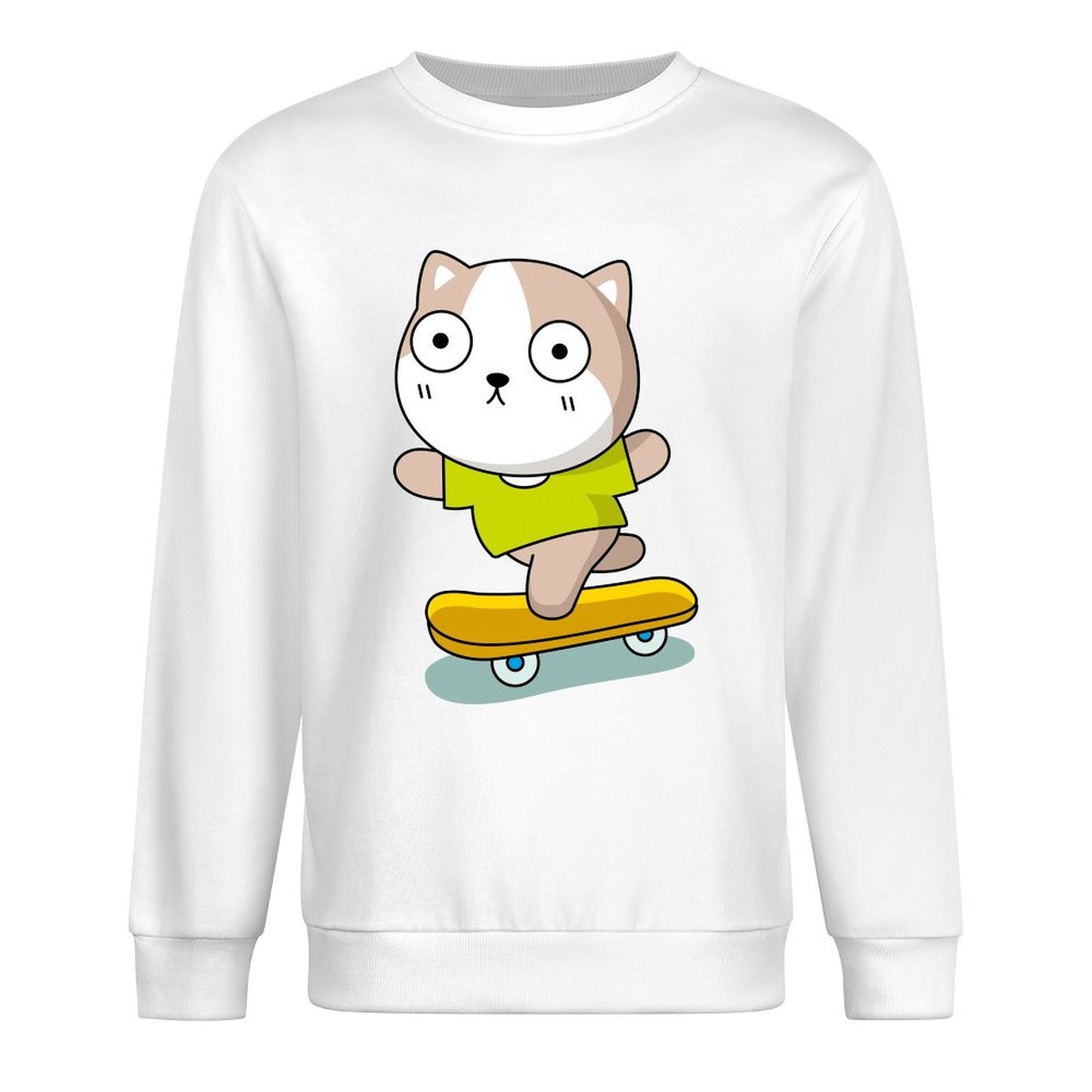 Front Patterned Long Sleeve TopStreetFit ComfortFit