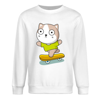 Front Patterned Long Sleeve TopStreetFit ComfortFit