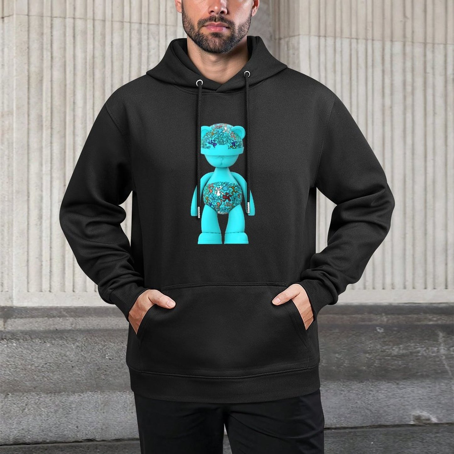 Hoodie Front PatternModern Clean