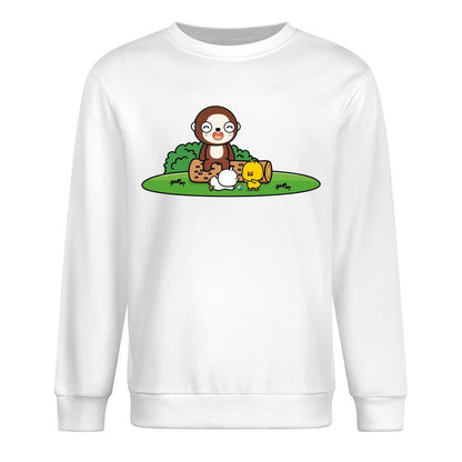 Front Patterned Long Sleeve TopLong Lasting Eco / Sustainable