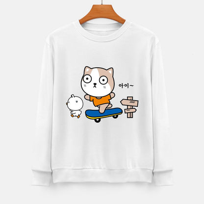 Front Patterned Long Sleeve TopTear-Resistant ClassicSeries