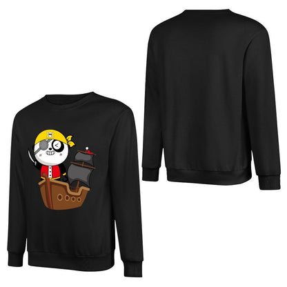 Front Patterned Long Sleeve TopNeat Relaxed Fit