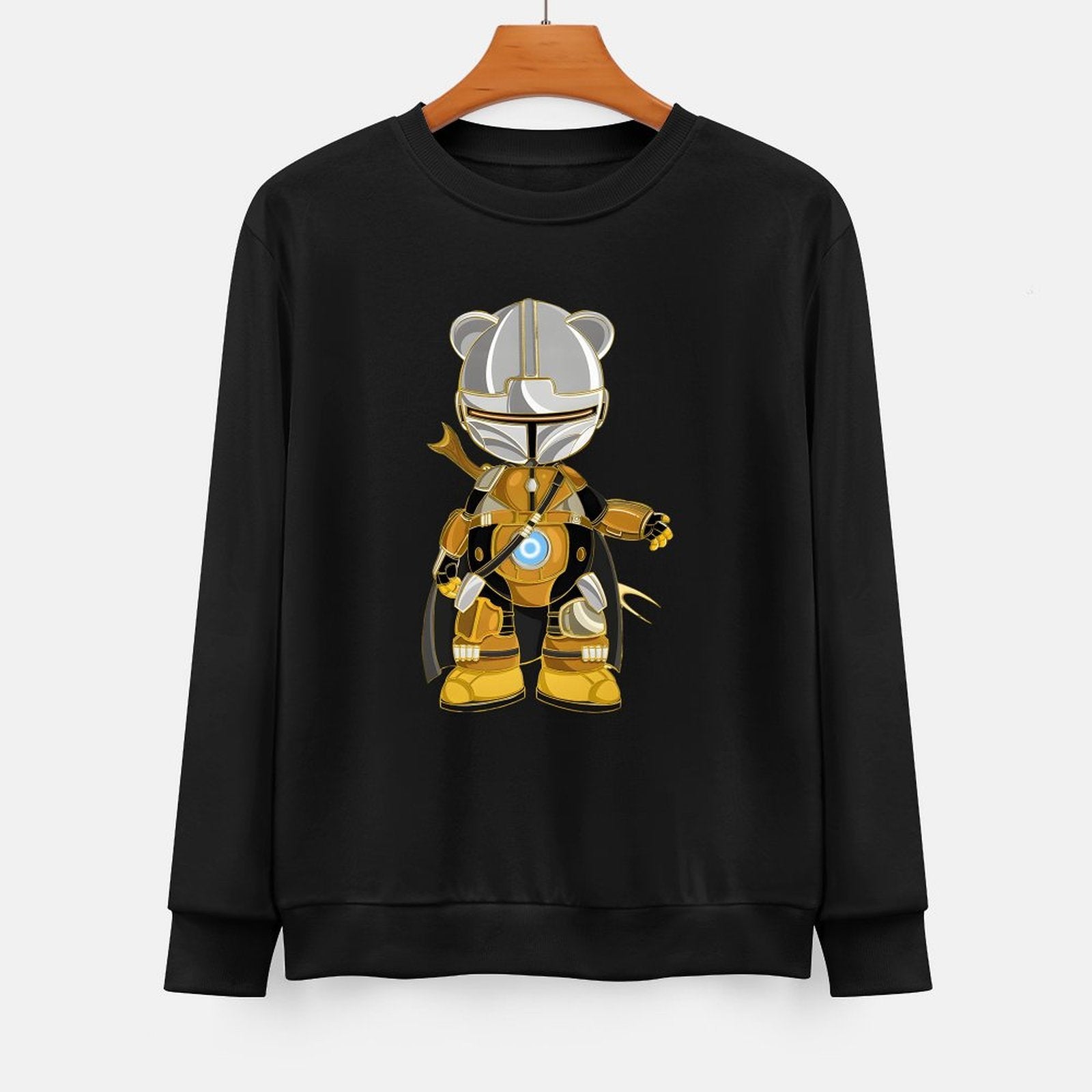 Long Sleeve With Front PatternEasyWear Plain