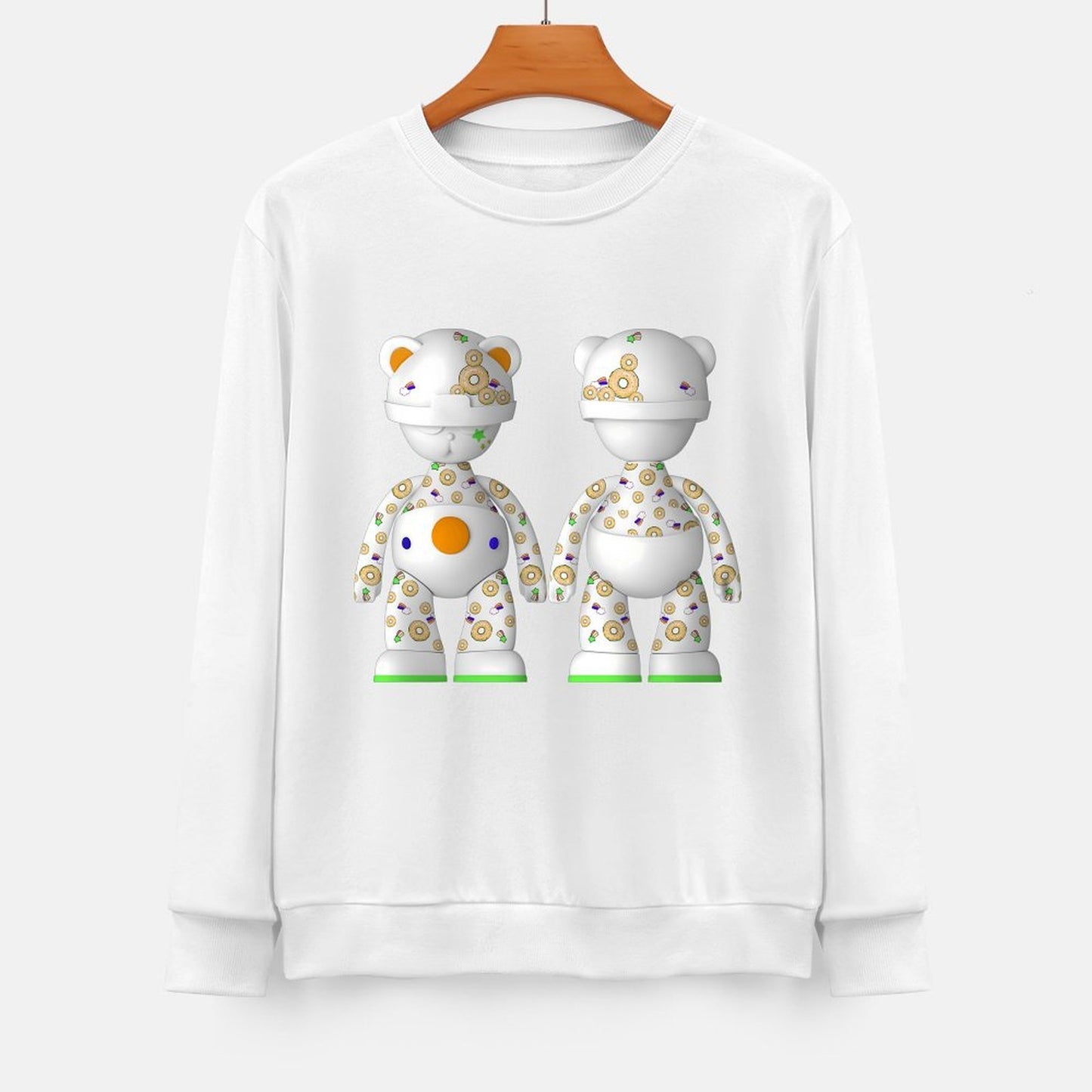 Long Sleeve With Front PatternPremium Finish Relaxed