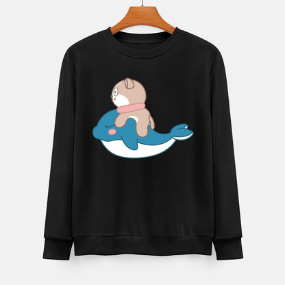 IPBR 250g Crew Neck Long Sleeve Sweatshirt Front GraphicCrew Neck Long Sleeve Sweatshirt4000728