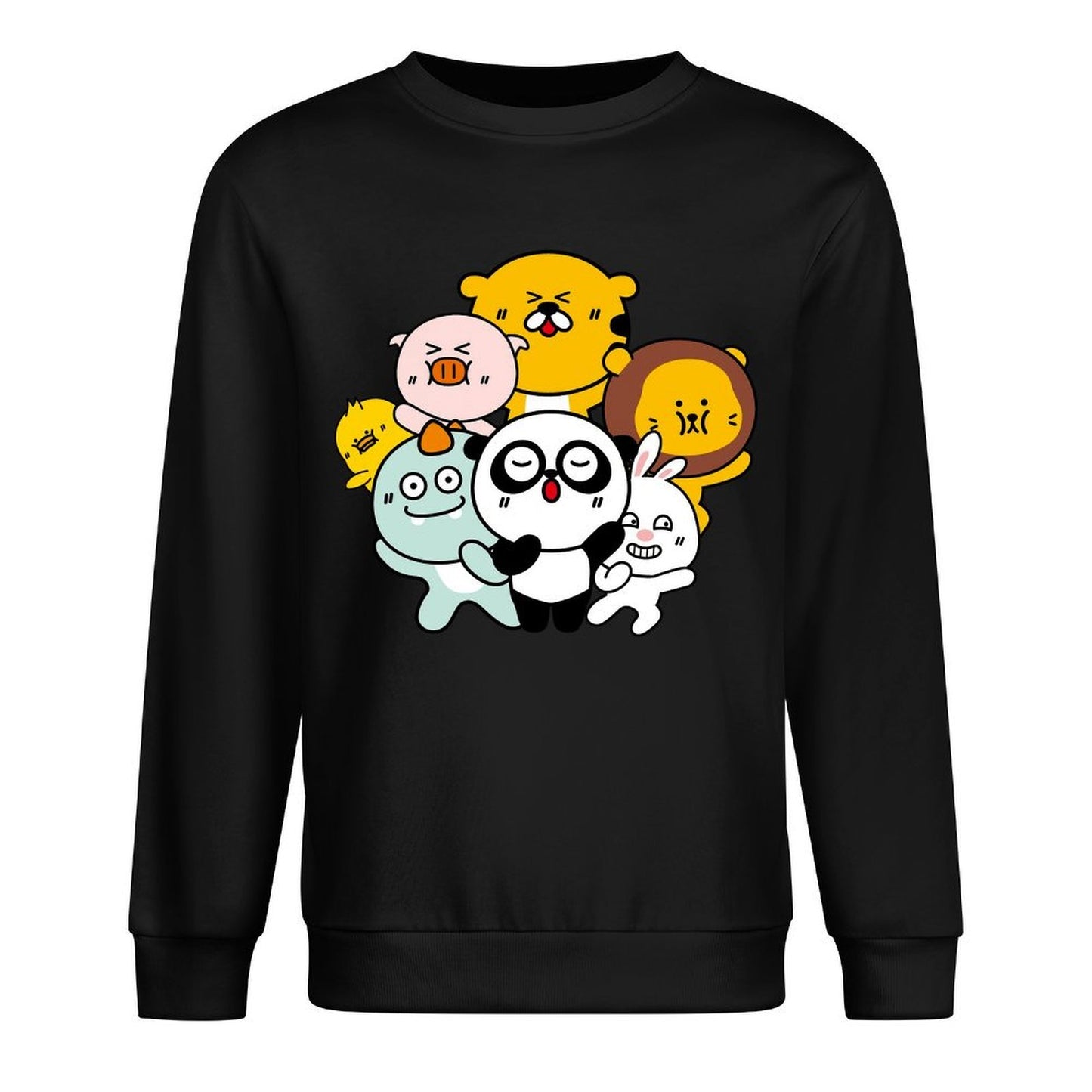 Front Patterned Long Sleeve TopLong Lasting TrueComfort