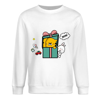 Front Patterned Long Sleeve TopSport Clean Edges