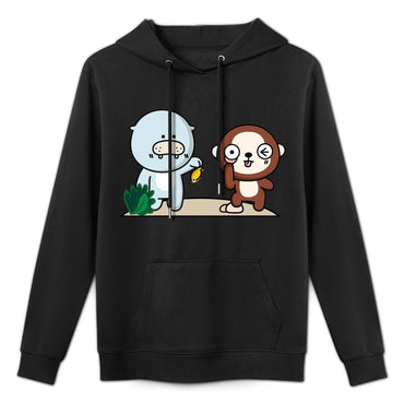 Front Graphic HoodiesCrisp Print Oversized