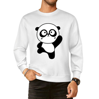 Front Patterned Long Sleeve TopComfort Slim Fit