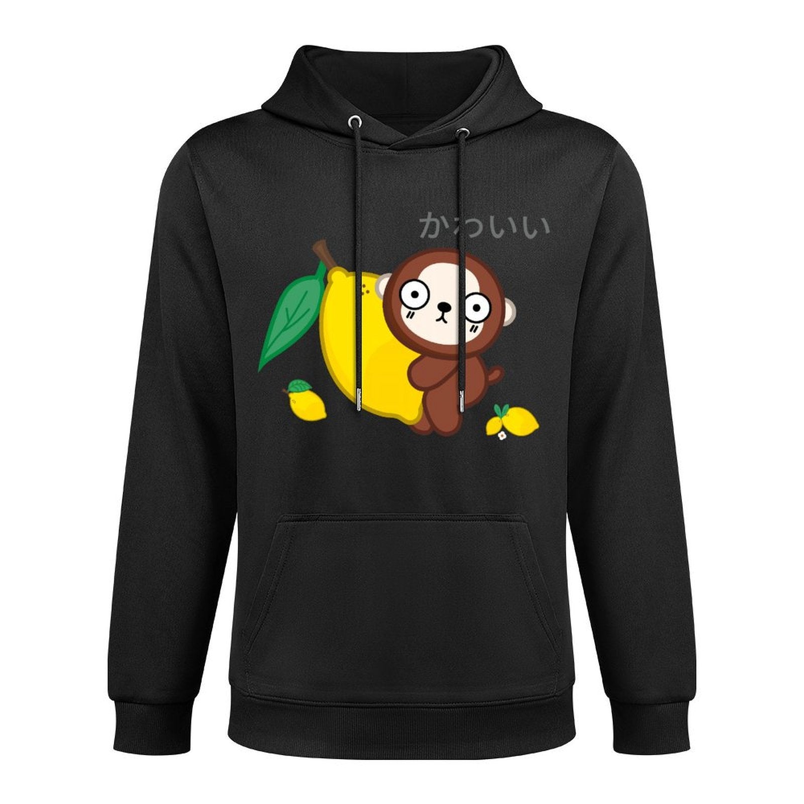 Basic Shrink-Resistant Front Graphic Hoodies