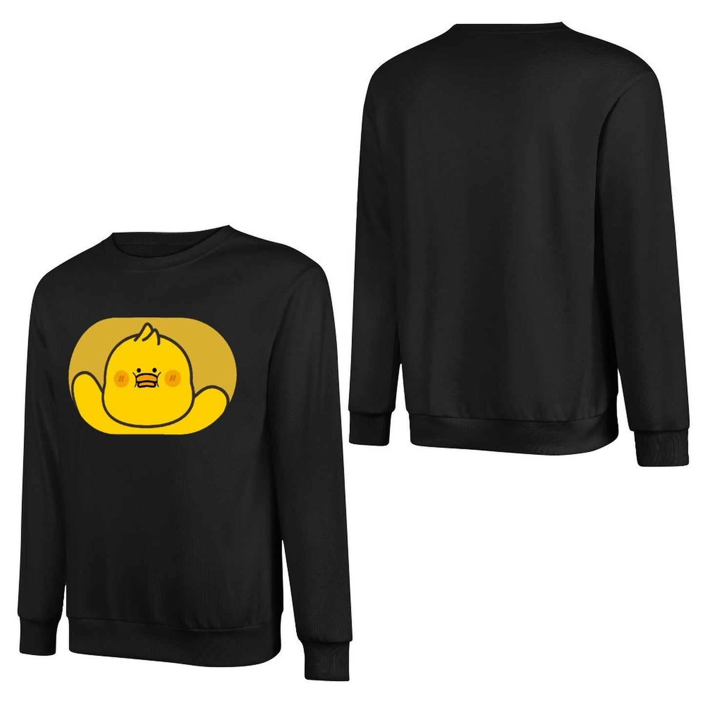 Front Patterned Long Sleeve TopStreet Easy-Care