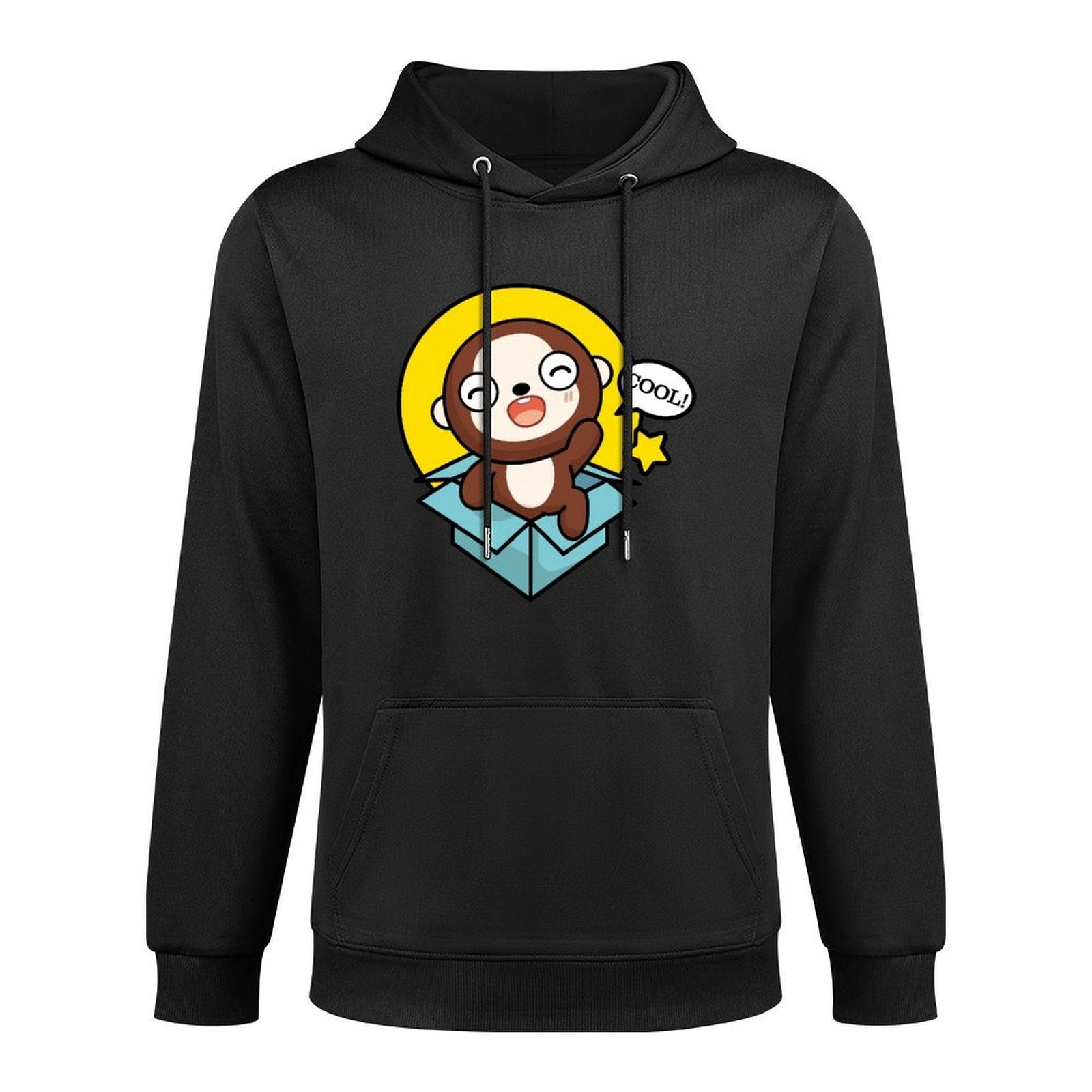 Moisture-Wicking Logo-Ready Front Graphic Hoodies