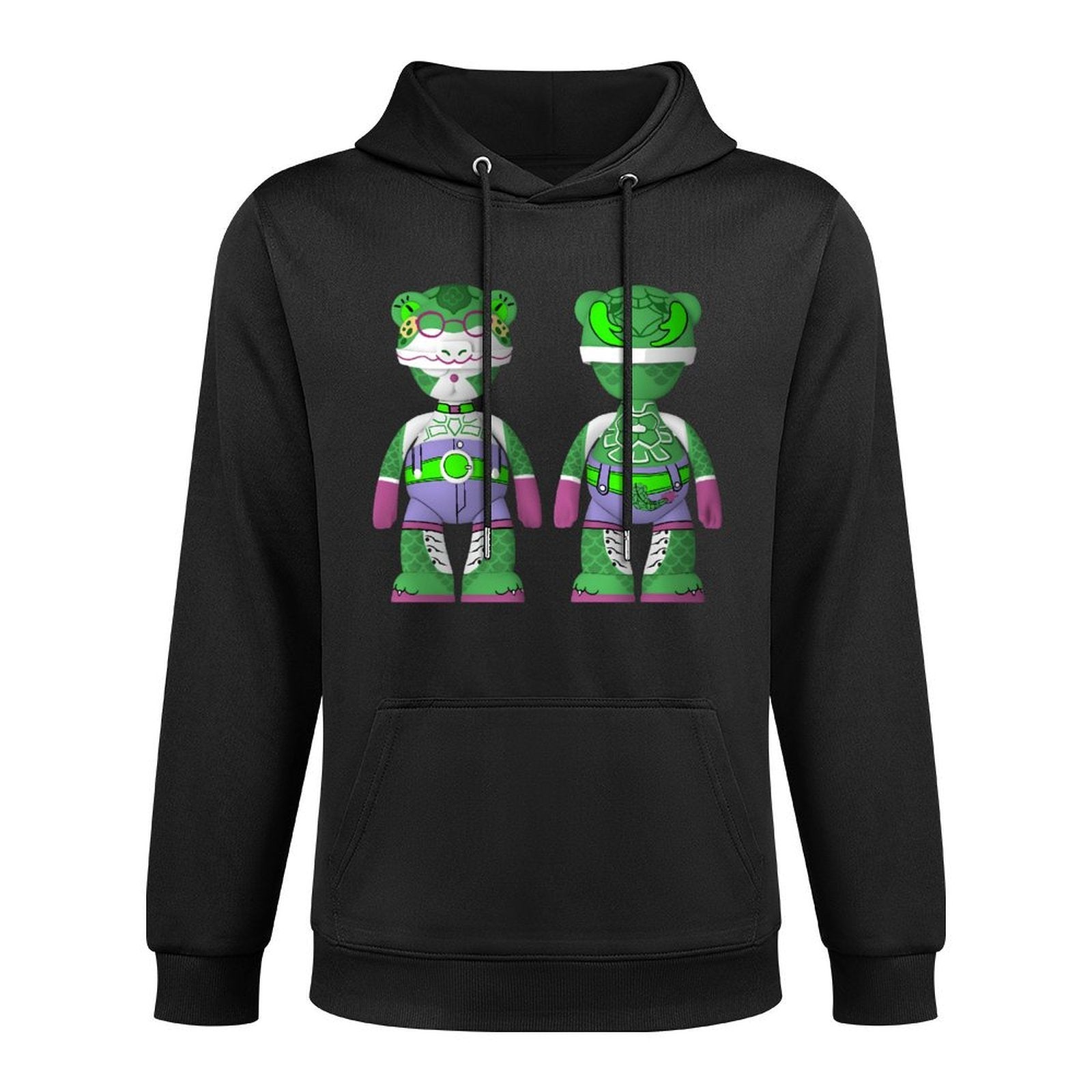 Hoodie Front PatternSmooth Solid