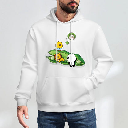 Relaxed Fit Sport Front Graphic Hoodies
