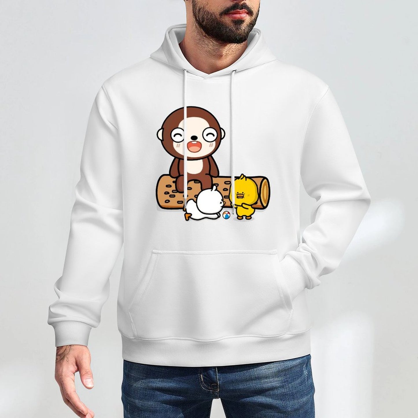 Chill Clean Edges Front Graphic Hoodies