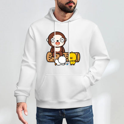 Chill Clean Edges Front Graphic Hoodies