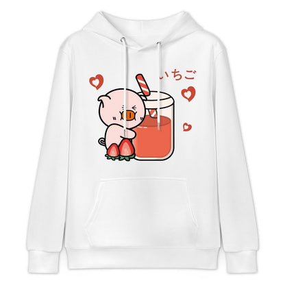 High-Quality Crewneck Front Graphic Hoodies