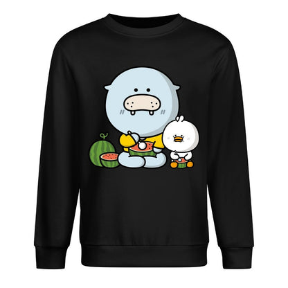 Front Patterned Long Sleeve TopEssentialFit Vibrant Colors