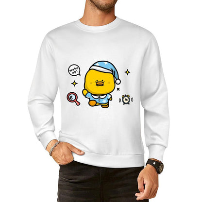 Front Patterned Long Sleeve TopModernFit DailyFit