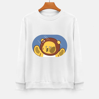 Front Patterned Long Sleeve TopSimple Long Lasting