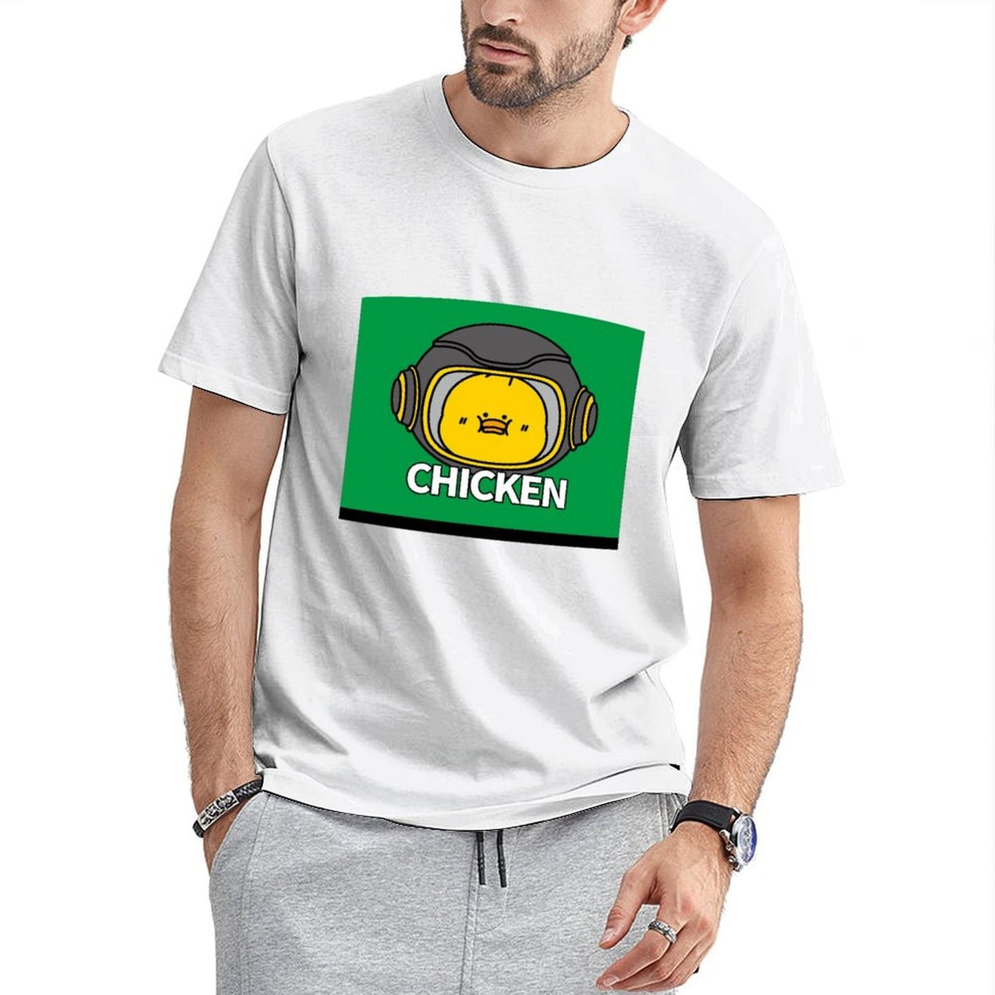 Print-Ready Crisp Print Front Graphic T-shirt