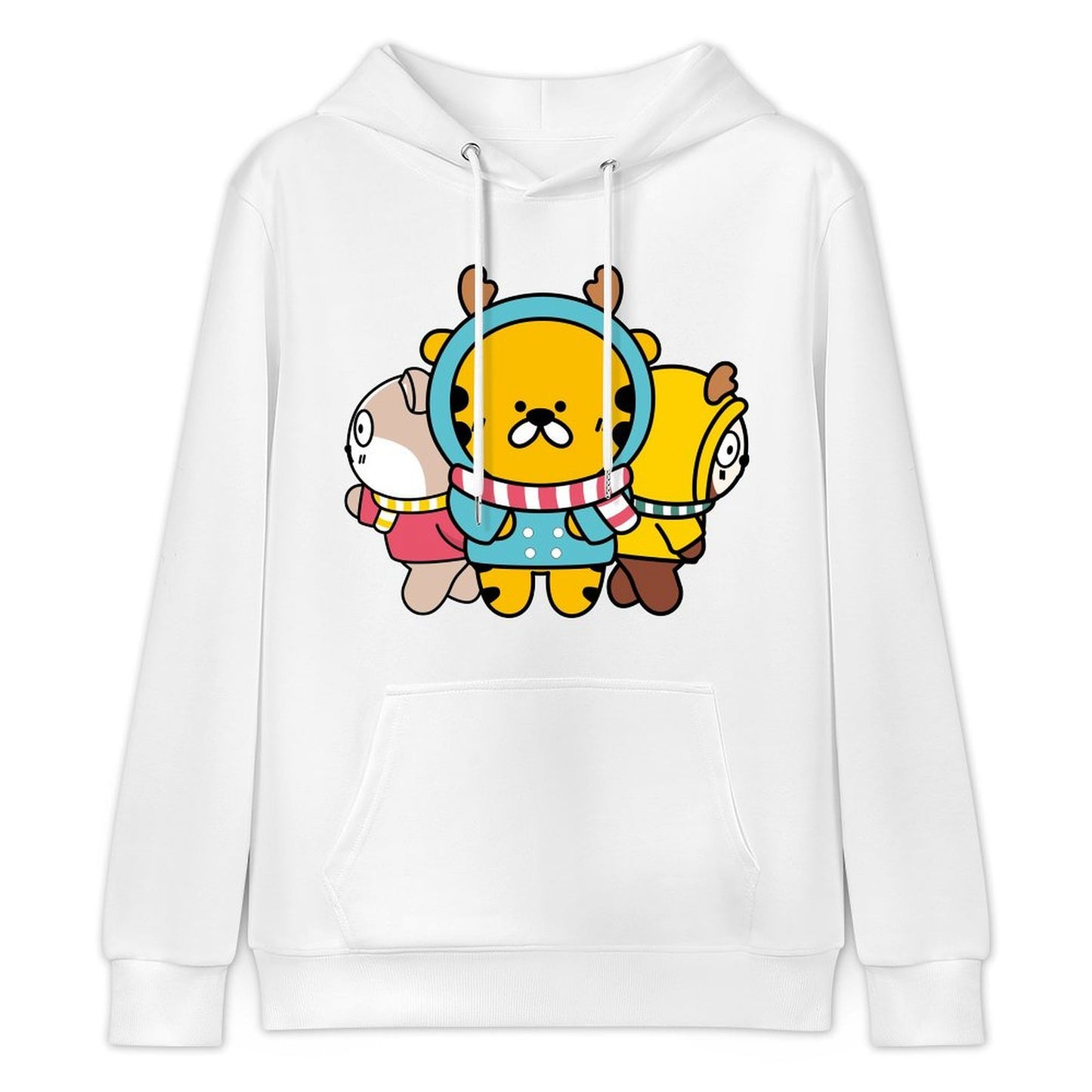 Clean Cotton Front Graphic Hoodies