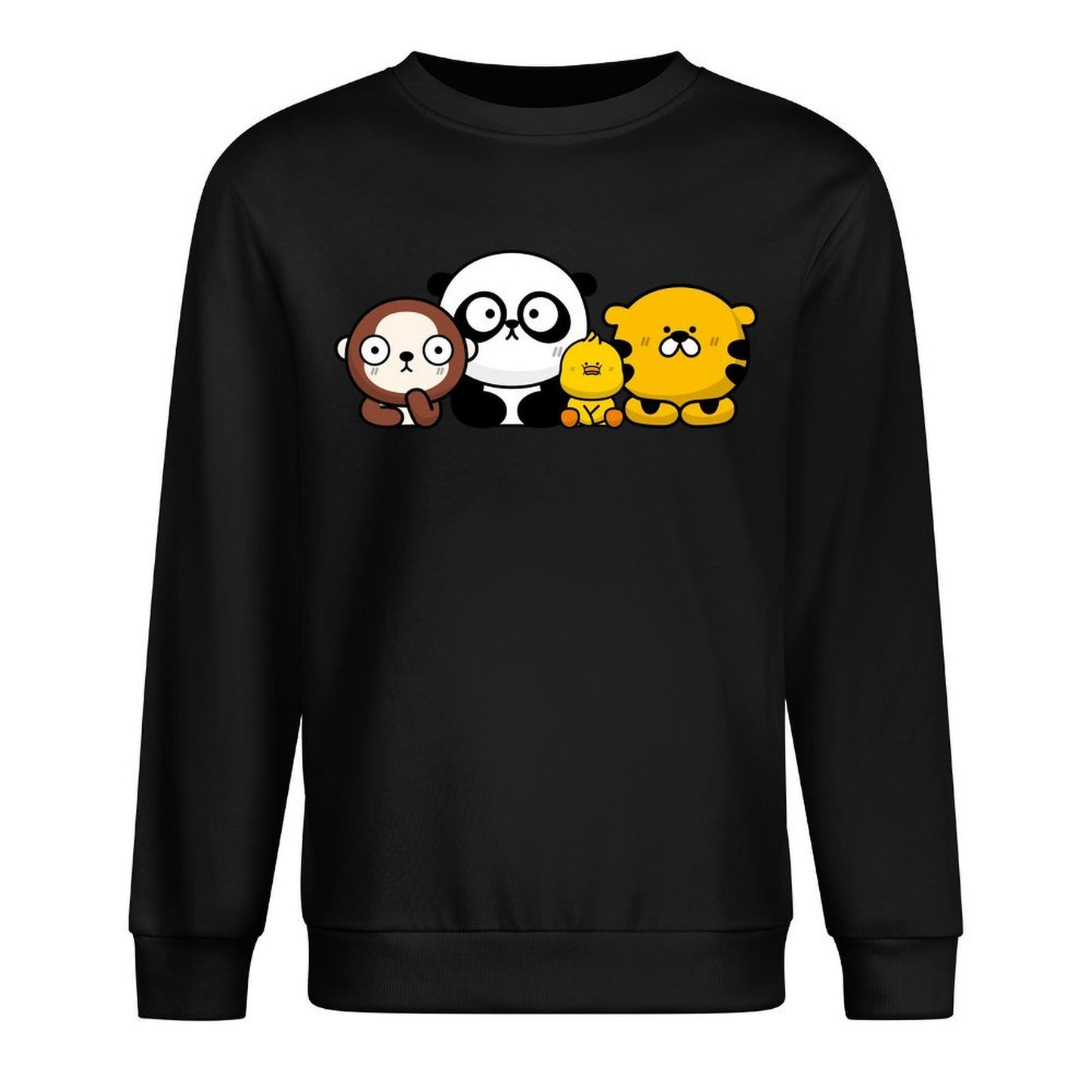 Front Patterned Long Sleeve TopSleek Everyday