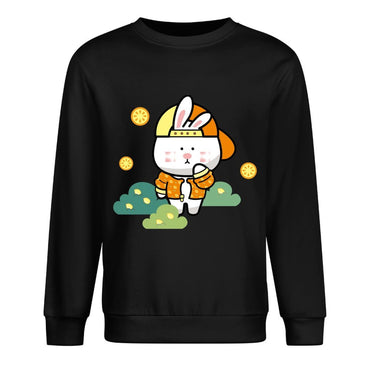 Front Patterned Long Sleeve Top Oversized RegularFit