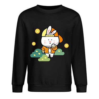 Front Patterned Long Sleeve Top Oversized RegularFit