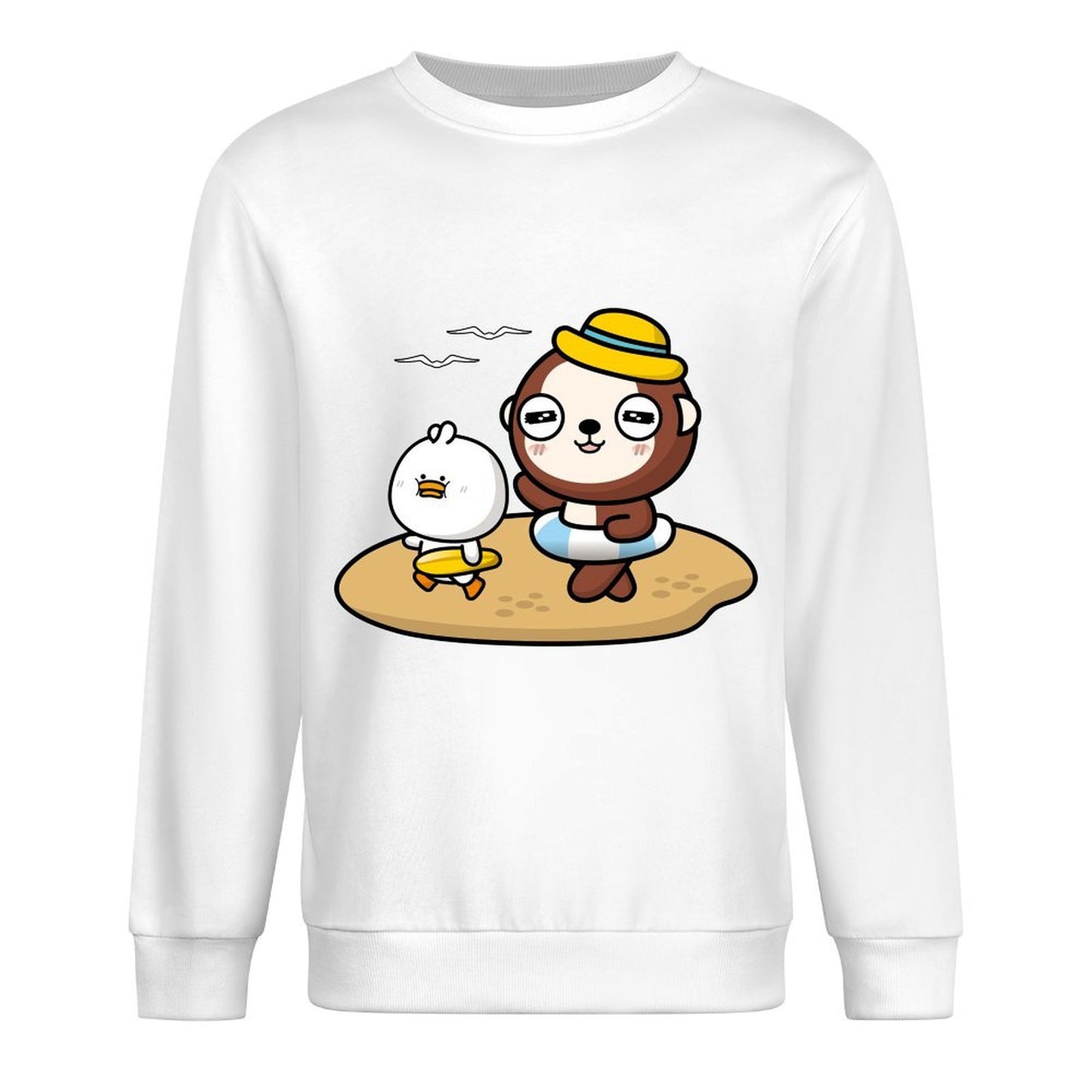 Front Patterned Long Sleeve TopSoft-Touch Timeless