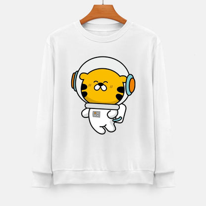 Front Patterned Long Sleeve TopStudio Colorfast