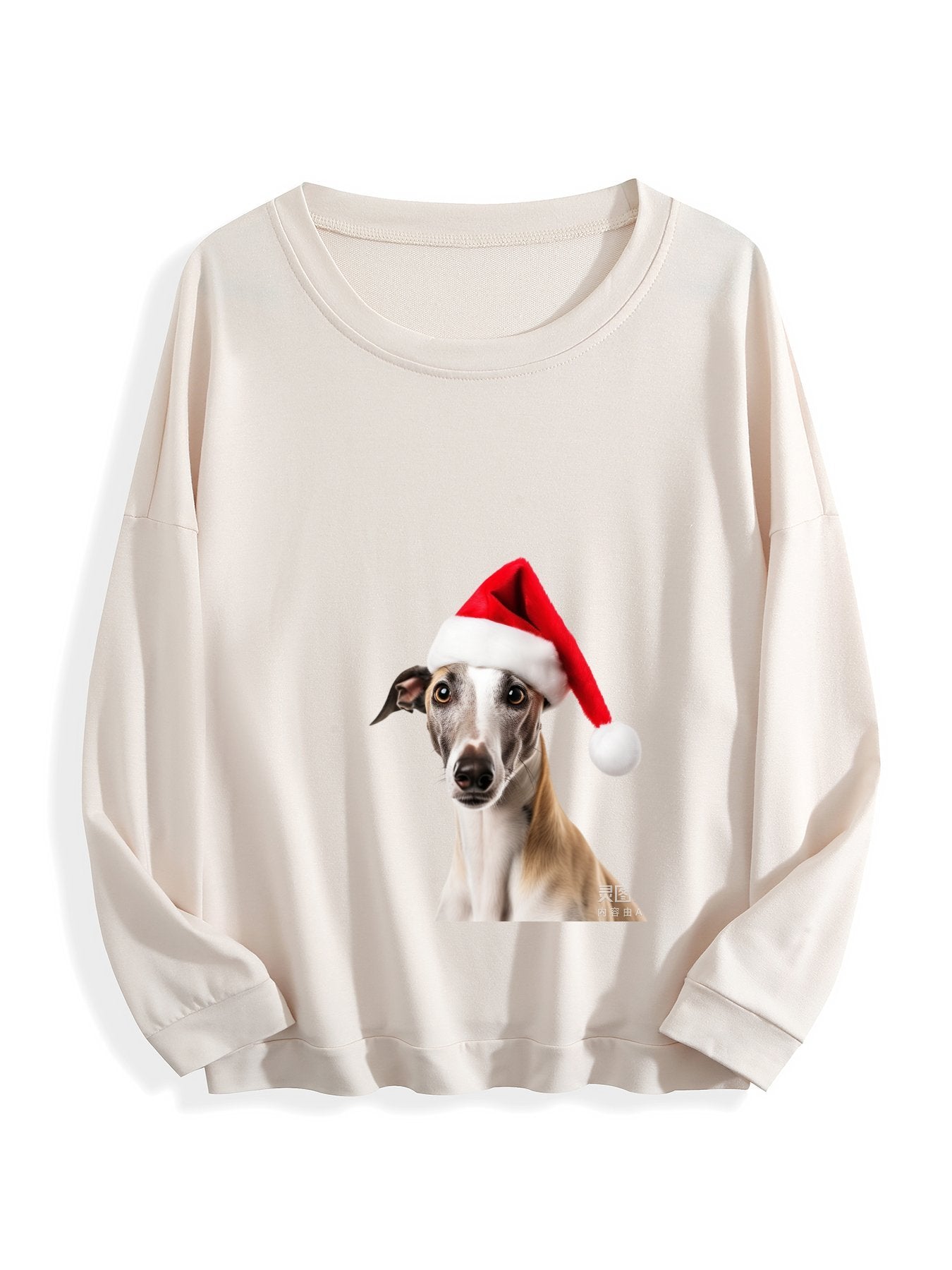 Customizable Christmas-themed long-sleeved Christmas Dog