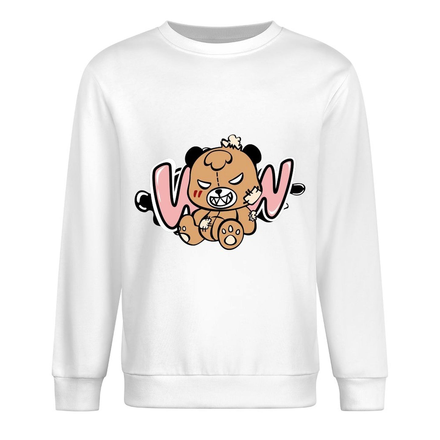 Front Patterned Long Sleeve TopHeat-Transfer ClassicFit