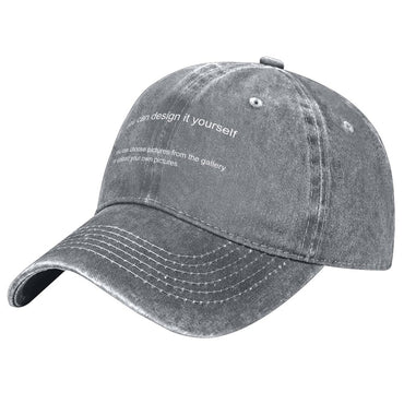 Washed Denim Hat Support personalized design