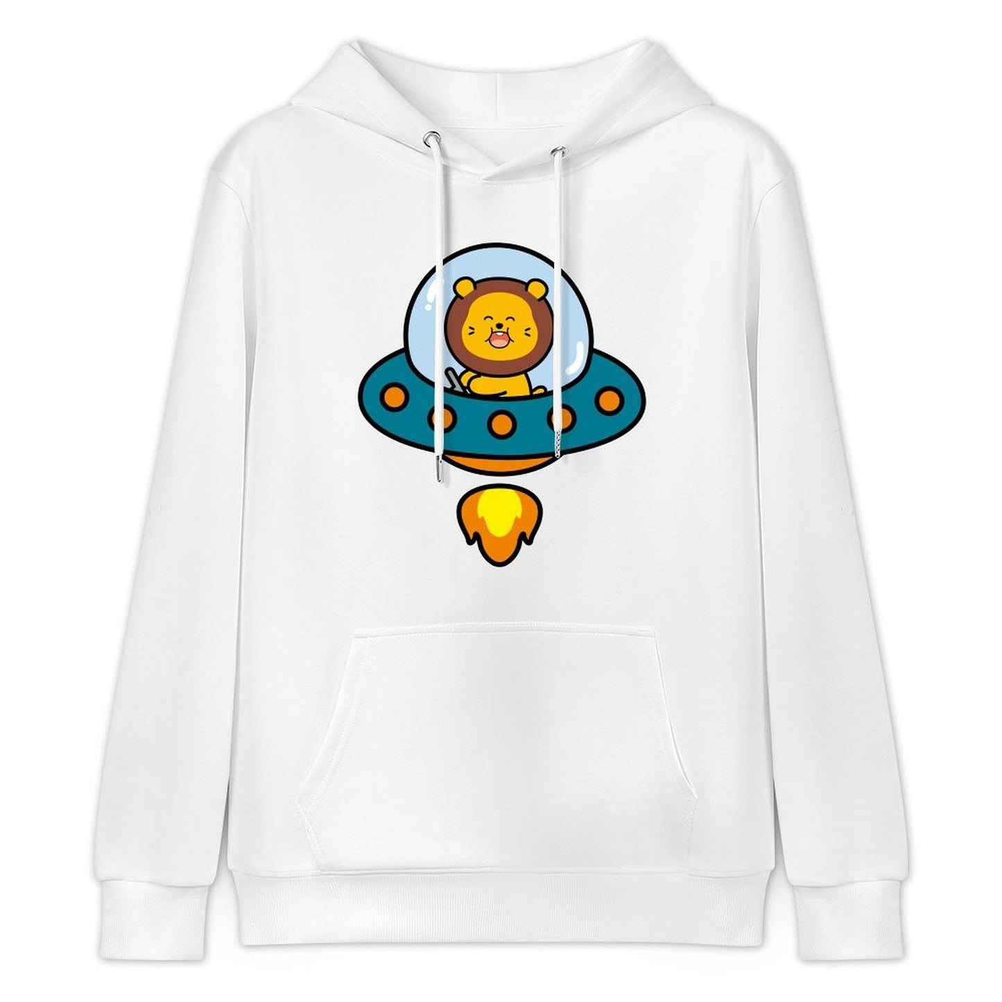 LooseFit Logo-Ready Front Graphic Hoodies