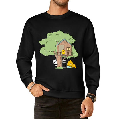 Front Patterned Long Sleeve TopOriginal Heat-Transfer