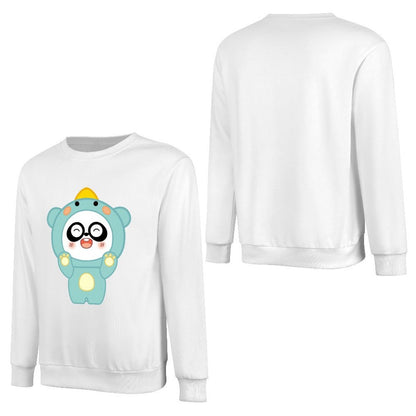 Front Patterned Long Sleeve TopUnisex Signature