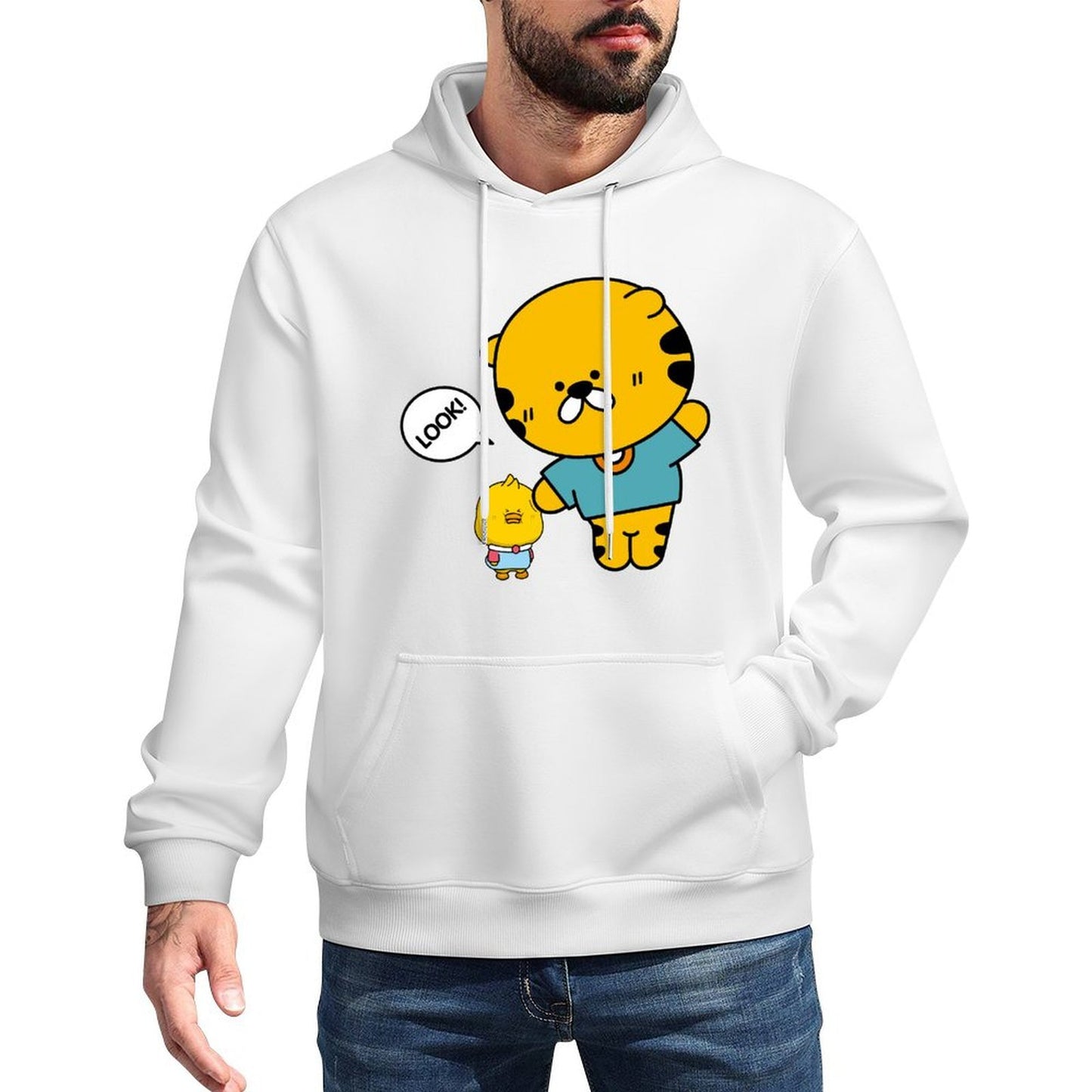 IPBR 250g Hooded Pocket Sweatshirt Front GraphicMen's Hooded  Sweatshirt4000792