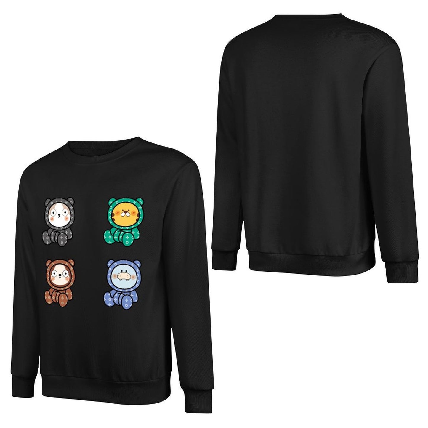 Front Patterned Long Sleeve TopNeutral ActiveLine