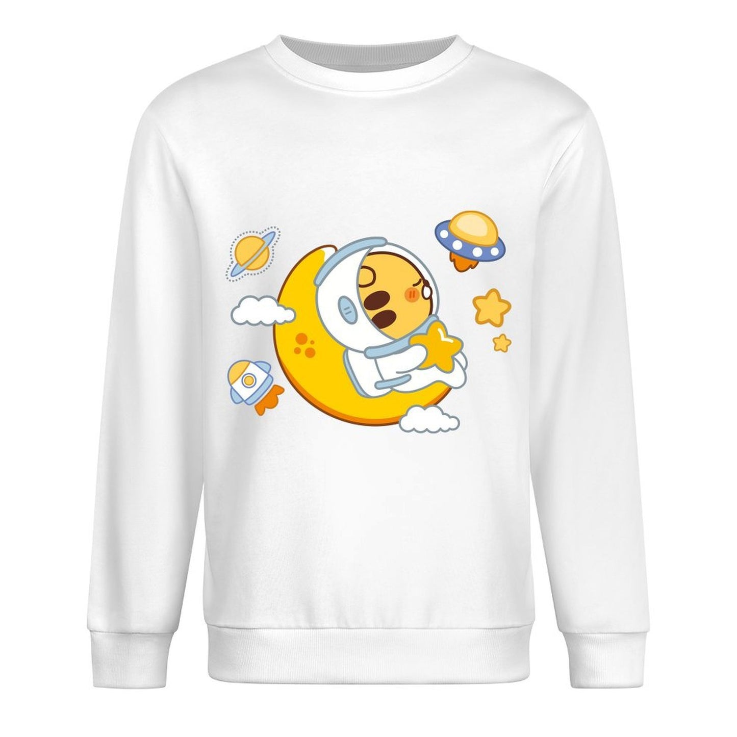 Front Patterned Long Sleeve TopPure Reliable